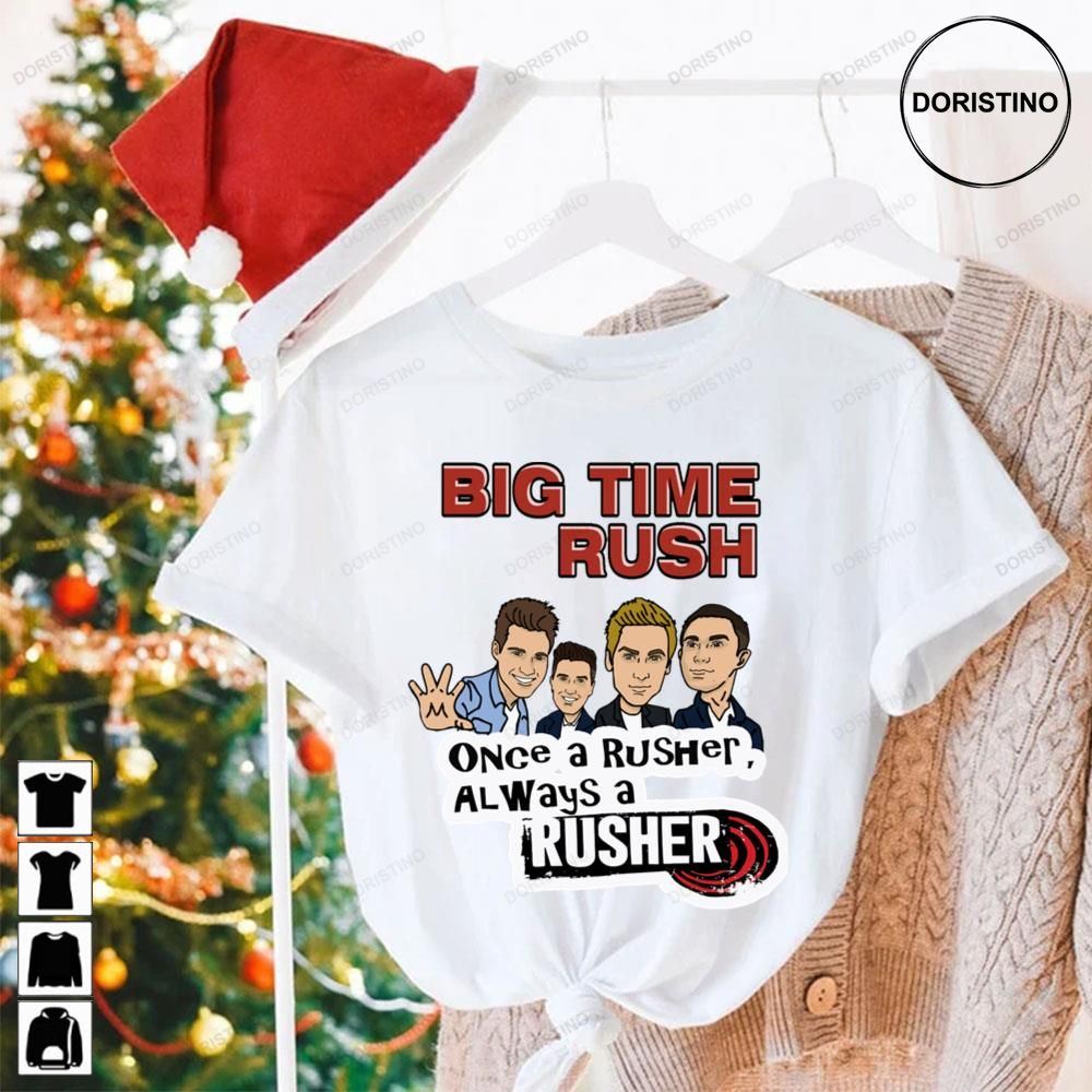Vintage Big Time Rush Once A Rusher Limited Edition T-shirts